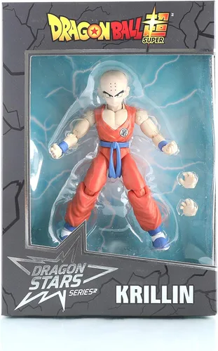 Vista 7 de Dragon Ball Super - Dragon Stars - Krillin, figura de acción de 6.5 pulgadas Dragonball Super Figura de acción de 6 pulgadas Dragon Stars Series