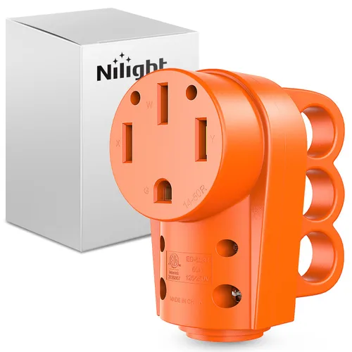 Vista 12 de Nilight Receptáculo de Repuesto para RV de 30 Amperios Toma Hembra Resistente de 125 Voltios con Mango Listado por ETL Enchufe NEMA TT-30R para RVs