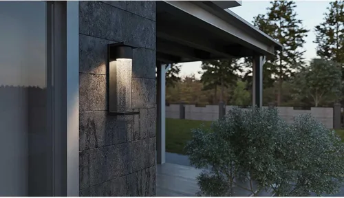 Vista 6 de Vasari - Lámpara LED para exteriores de 12 pulgadas, 3000 K, 120 V, color negro
