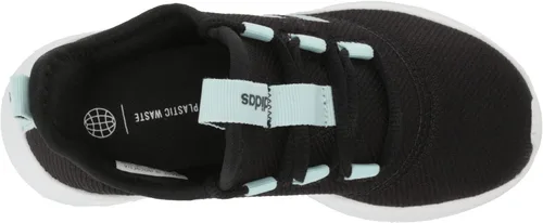 Vista 5 de adidas Tenis unisex Cloud Foam-Pure para correr para niños, White-clear Pink