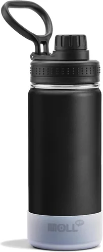 Vista 21 de Botella de agua de 12 oz para niños de acero inoxidable con aislamiento al vacío de boca ancha Botella de agua deportiva - Pequeña botella de agua