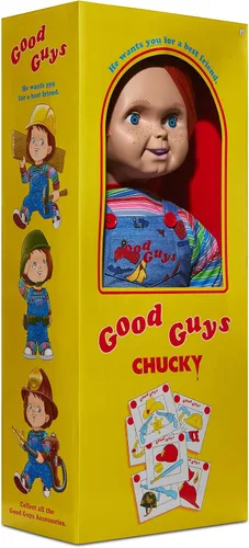 Vista 9 de Spirit Halloween Muñeca Chucky Good Guys de 24 pulgadas, multicolor
