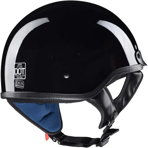 Vista 4 de AHR Half Face Motorcycle Helmet DOT Approved Half Helmet for Motorbike Cruiser Chopper, Run-C & Run-D Patriotic Flag