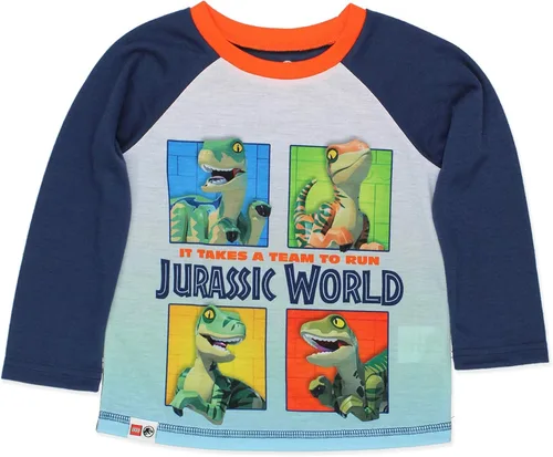 Vista 5 de Lego Jurassic World - Juego de pijamas de manga larga para niños (2 piezas)