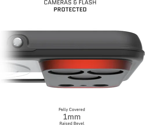 Vista 27 de Ghostek NAUTICAL funda delgada para iPhone 14 Plus a prueba de golpes impermeable con protector de pantalla y imán MagSafe con carga inalámbrica