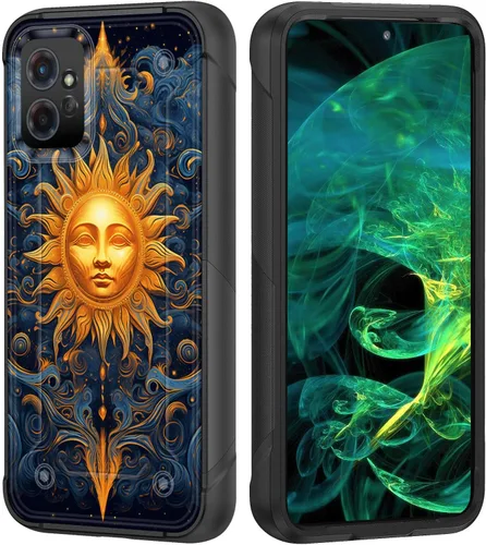 Vista 36 de Funda para Moto G Stylus 5G 2023, resistente de doble capa de policarbonato duro y silicona suave, resistente a prueba de golpes, funda protectora