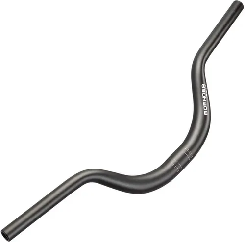 Vista 8 de Manillar elevado para bicicleta Boenoea 25.4/31.8mm Longitud 620mm, de aleación de aluminio, (50mm 90mm 120mm), Negro