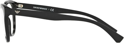 Vista 3 de Emporio Armani EA3105 - Marcos para lentes 5017, color negro, 2.047in, Negro
