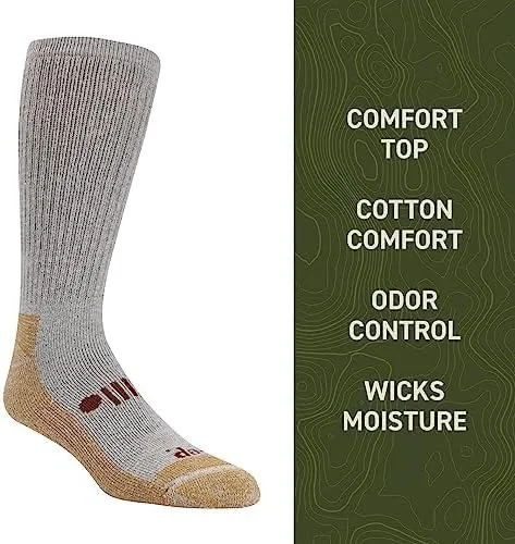 Vista 3 de Jeep Men's Classic Cotton Over The Calf Socks (2-Pack)