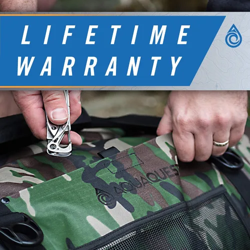 Vista 5 de AquaQuest White Water - Bolsa de lona 100% impermeable, resistente, versátil y cómoda - Bolsa protectora duradera para viajes, deportes