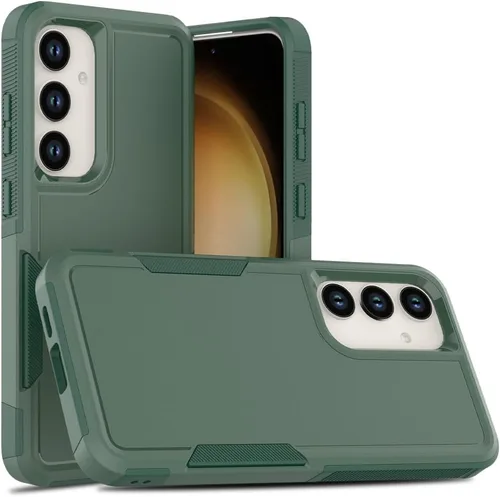 Vista 31 de Funda WOGROO para Samsung Galaxy Z Fold 4 - Funda protectora para teléfono a prueba de golpes, duradera, negra