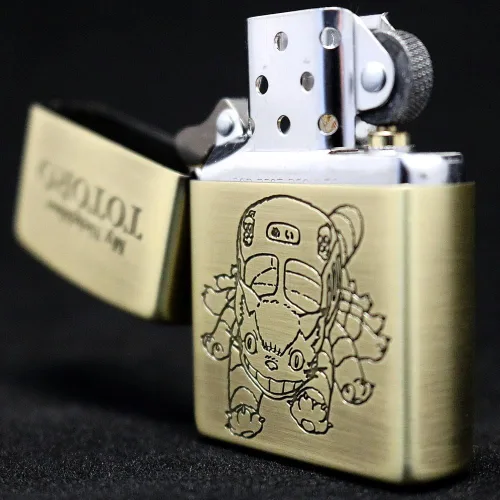 Vista 3 de Zippo Catbus Mi vecino Totoro Ghibli Hayao Miyazaki Anime Japón Limited NZ-22