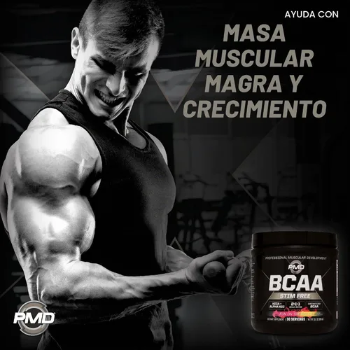 Vista 5 de PMD Sports BCAA Stim-Free Fun On The Beach Flavor - 30 porciones Diversión en la playa