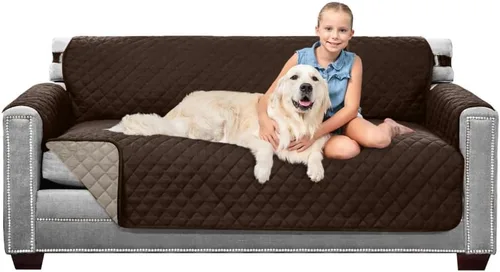 Vista 155 de Sofa Shield - Funda para sofá Loveseat con correa patentada, protector de cojín, funda reversible diseñada en EE. UU. resistente a manchas