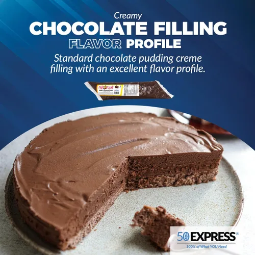 Vista 3 de 50Express® Manga de relleno de fruta individual (manga de 2 libras) (chocolate cremoso)