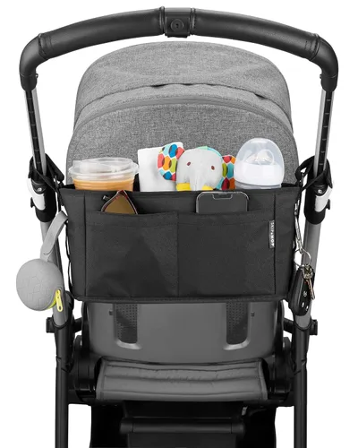 Vista 7 de Skip Hop Organizador universal para cochecito, Grab & Go Ultra, negro