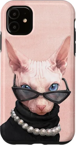 Vista 8 de Funda para iPhone 11 Pro Posh Sphynx