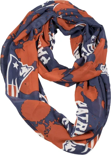 Vista 9 de Littlearth NFL unisex-adult Silky Splatter Print Infinity Scarf marino