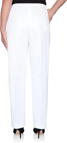 Vista 3 de Pantalones de sarga de algodón con cintura elástica