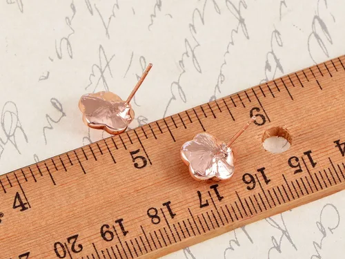 Vista 3 de Alilang - Pendientes de tuerca para mujer, diseño de cristales Swarovski