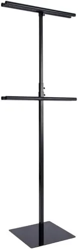 Vista 5 de SSWBasics Soporte ajustable de metal negro - Negro