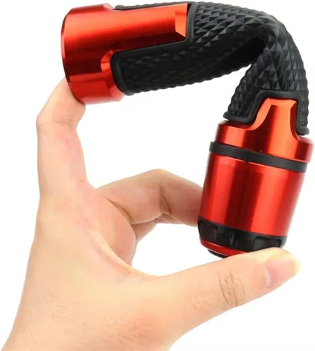 Vista 6 de Tapón para manillar de motocicleta, pomos antideslizantes para mango de scooter extremos de manillar de mano de 7/8 pulgadas, 0.866 in con logotipo