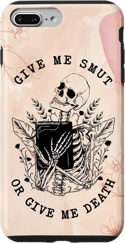 Vista 12 de iPhone 16 Romance Book Lover Smut Reader Give Me Smut Or Give Me Death Case