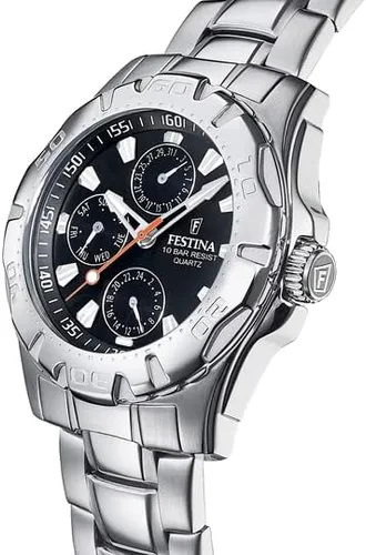 Vista 2 de Festina Multifunction Mens Analog Quartz Watch with Stainless Steel Bracelet F16242L