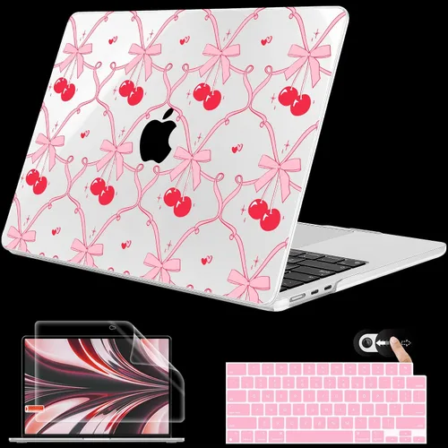 Vista 25 de Mektron Funda para MacBook Air 2025 M4 de 13.6 pulgadas A3240 Compatible con 2023 A2681 M2 2024 A3113 M3 Chip con Liquid Retina Display Touch ID