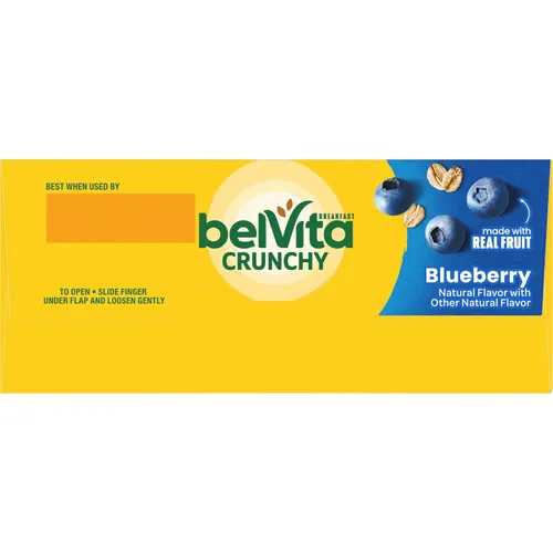 Vista 19 de belVita Barras de desayuno galletas, arándanos, 30 paquetes en total, 6 cajas (4 galletas por paquete)