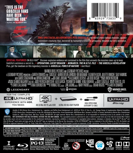 Vista 3 de Godzilla 4K Ultra HD Blu-ray 4K UHD