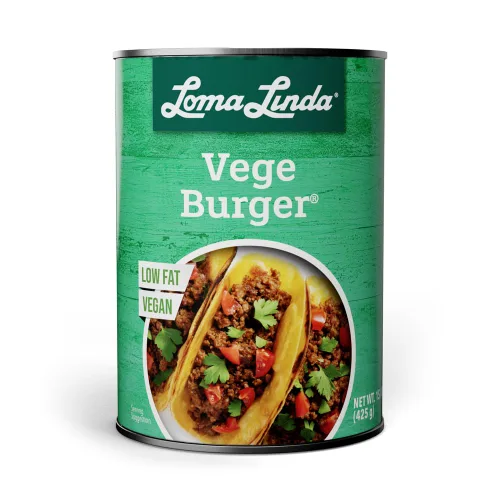 Vista 4 de Loma Linda - Carnes a base de plantas (hamburguesa vegetal (15 oz.), paquete de 3