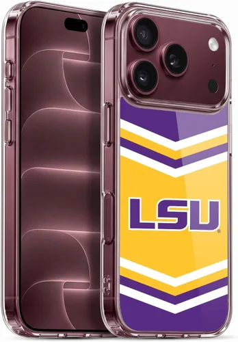 Vista 59 de Head Case Designs Funda de gel suave con licencia oficial de la Universidad Estatal de Louisiana LSU Camou compatible con Apple iPhone 7 Plus/iPhone