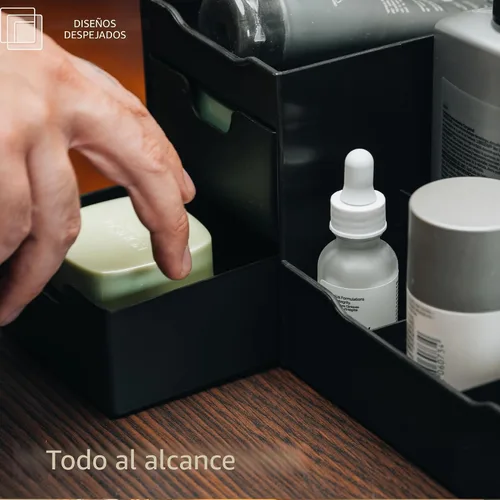 Vista 8 de Despejado diseños Maquillaje Organizador con cajones