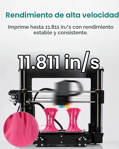Vista 6 de Polymaker PLA Pro Filament 1.75mm 1KG Black, High-Impact Resistance Tough, High Speed Up to 300mm/s, Clean Surface, Low-Warp, Easy to Print on