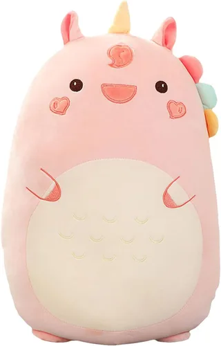 Vista 9 de Kekeso Almohada de dinosaurio de felpa para abrazar, lindo peluche de juguete de animal de felpa suave, peluche de dibujos animados para dormir