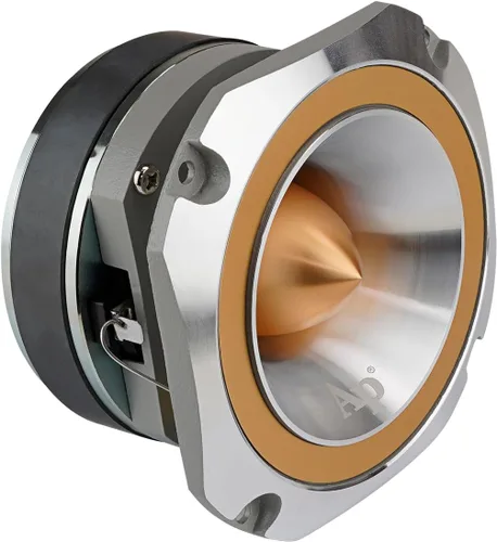 Vista 12 de Audiopipe Super Tweeter resistente (ATR-4053-BLUE), 400 vatios, marco de aluminio fundido a presión, azul caramelo, acabado de corte cromado