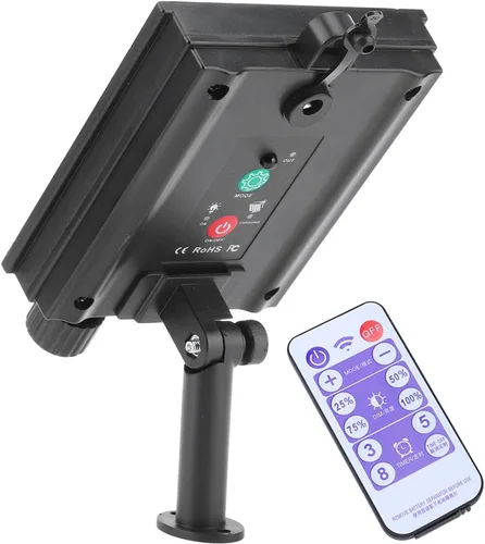 Vista 8 de Diydeg Panel solar de repuesto, caja de control de luz solar ajustable impermeable automática con control remoto, placa de circuito de cadena