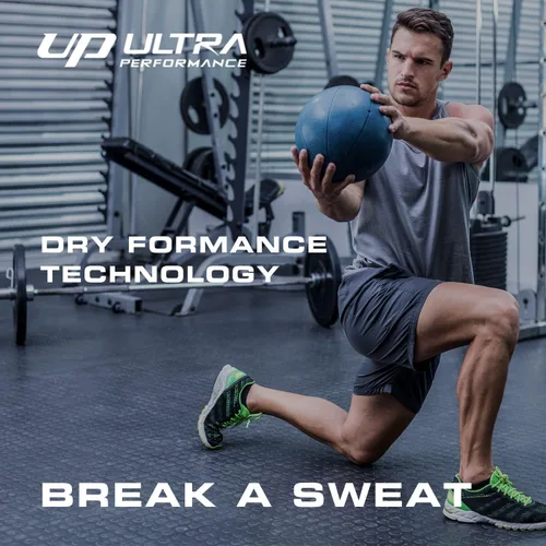 Vista 8 de Ultra Performance - Paquete de 5pantalones cortos deportivos para hombre con bolsillos de cremallera - Para correr, baloncesto y entrenamiento