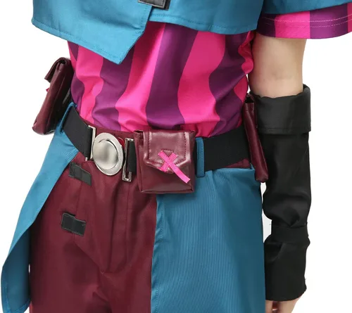 Vista 7 de DAZCOS Disfraz de anime para mujer con bolsa de cintura para Halloween