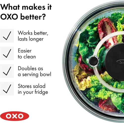 Vista 34 de Mezclador de vegetales de OXO Good Grips, L, Blanco