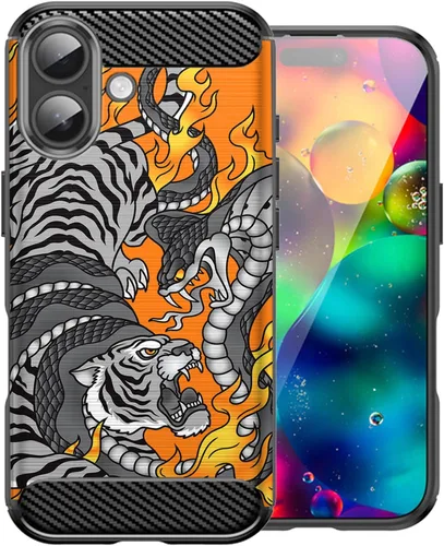 Vista 19 de CasesOnDeck Case Compatible with [Apple iPhone 17 / iPhone 17 Case] Pictorial Patterned TPU Design Case Flexible Slim and Elegant (Astronaut)