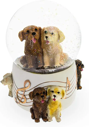 Vista 8 de Perros Fiesta Musical Agua Nieve Globo