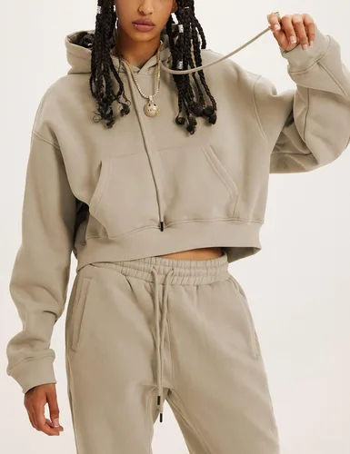 Vista 4 de UANEO Conjunto deportivo de 2 piezas para mujer, sudadera con capucha y sudadera para correr