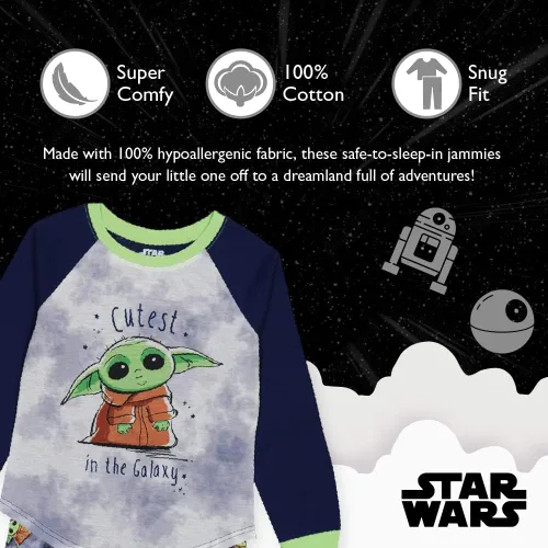 Vista 2 de Star Wars Conjunto de pijama de 2 piezas para niña