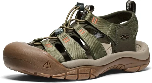 Vista 21 de KEEN Newport H2 Sandalias de punta cerrada para hombre Aleación/oro crema