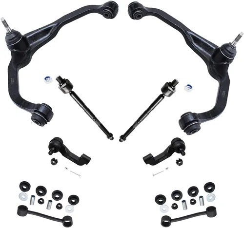 Vista 345 de Detroit Axle - Kit de brazos de control de extremo de 8 piezas para Toyota 2001-2003 Highlander 2002-2003 Camry Lexus ES300, 2 conjuntos de brazos