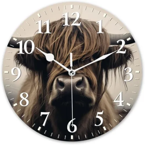 Vista 12 de Relojes de pared de cuarzo, silenciosos, funcionan con pilas, modernos relojes de pared decorativos para el hogar, dormitorio, flores de cerezo