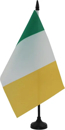 Vista 161 de AZ FLAG Aland Table Flag 4x6 in 100D Polyester Plastic Base Indoor use Finnish 15x10 cm desk flag stitched finish with reinforced edges with