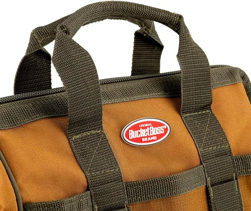Vista 10 de Bucket Boss - Combo de bolsa de herramientas Gatemouth, bolsas de herramientas - Serie original (60028), marrón